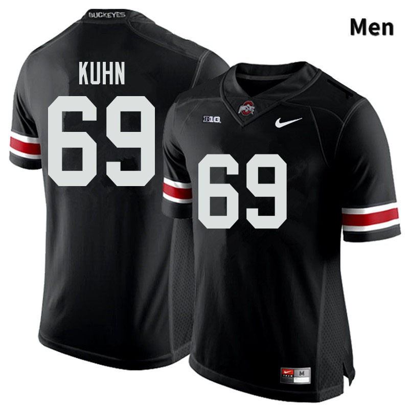 Ohio State Buckeyes Chris Kuhn Men's #69 Black Authentic Stitched College Football Jersey